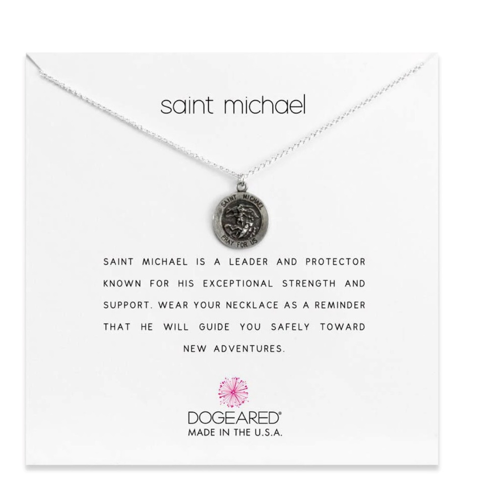 NEW “Dogeared” Saint Michael Necklace Made 🇺🇸 Exceptional Strength + Support
